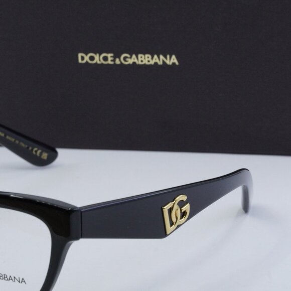 Final Price! Dolce & Gabbana DG3372 501 Black Eyeglasses - Picture 4 of 9